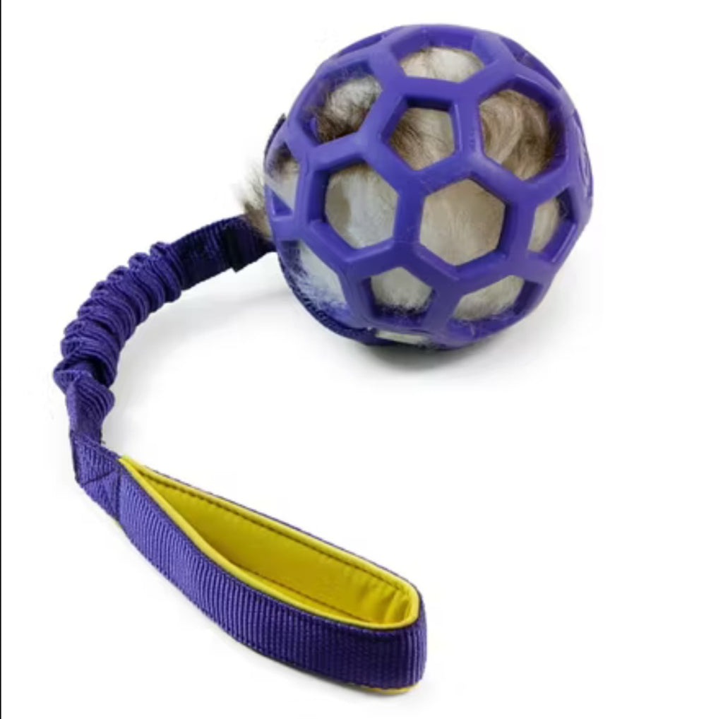 Zayma JW Pet Hol-EE Roller bungee med fårpäls