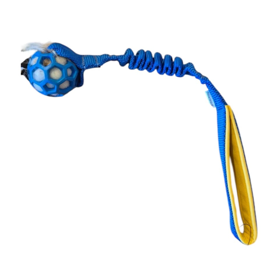 Zayma JW Pet Hol-EE Roller bungee 5 cm med fårpäls